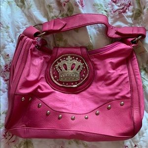 SHILOH Pink nylon crown bag